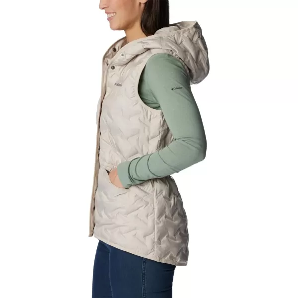 Columbia Womens Delta Ridge Hooded VestDark Stone