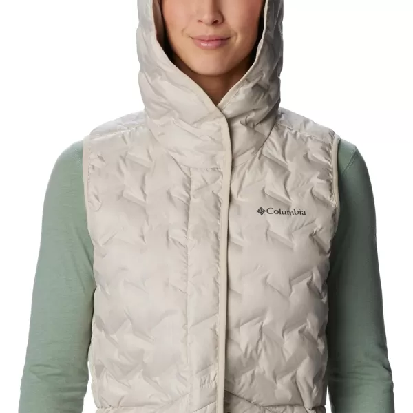 Columbia Womens Delta Ridge Hooded VestDark Stone