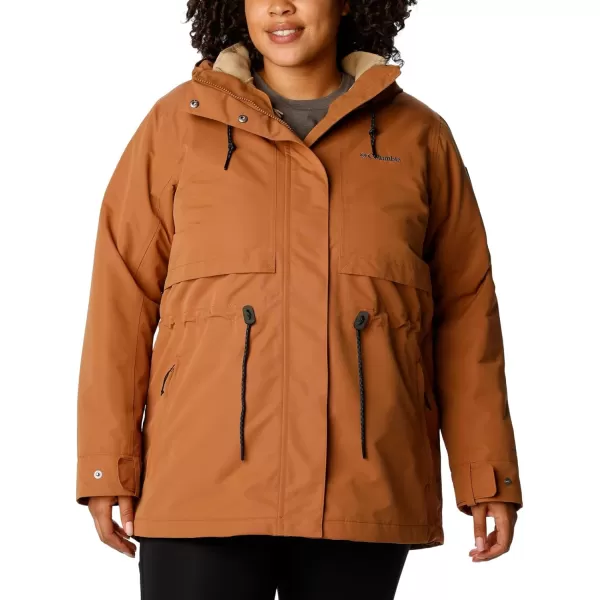 Columbia Womens Drop Ridge Interchange JacketCamel Brown