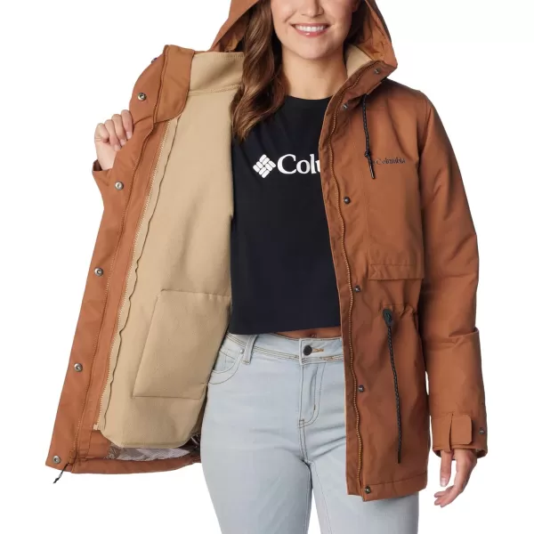 Columbia Womens Drop Ridge Interchange JacketCamel Brown