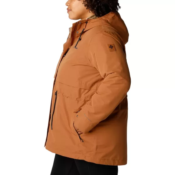 Columbia Womens Drop Ridge Interchange JacketCamel Brown