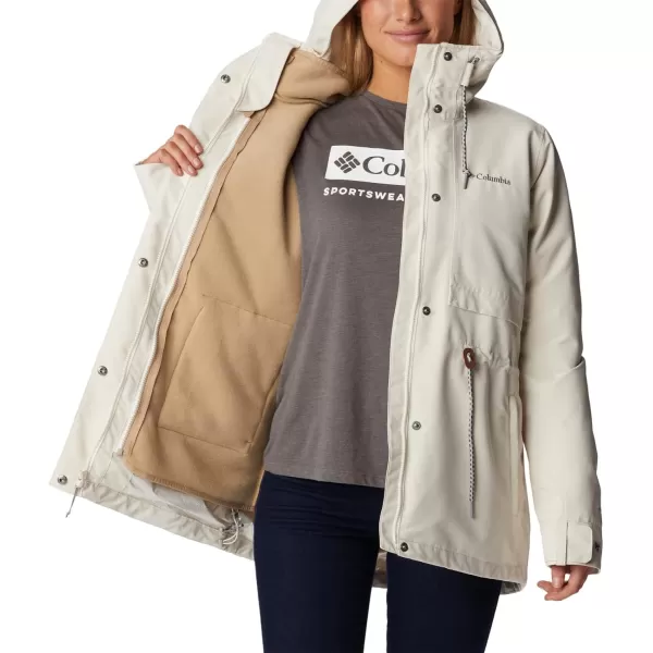 Columbia Womens Drop Ridge Interchange JacketChalk