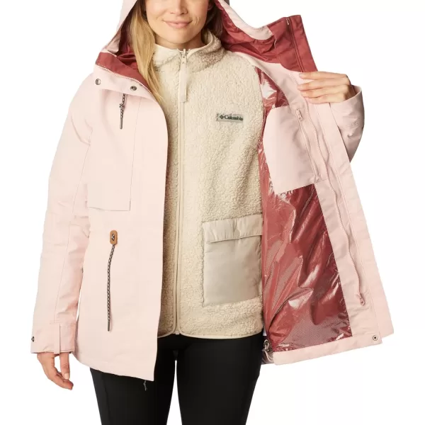 Columbia Womens Drop Ridge Interchange JacketDusty Pink