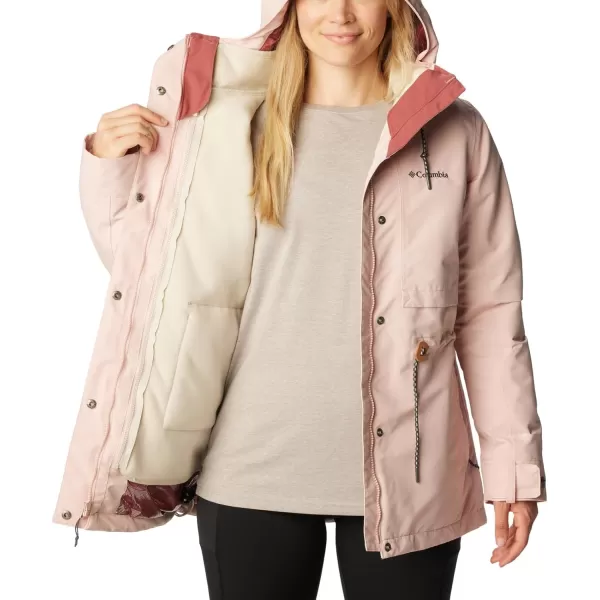 Columbia Womens Drop Ridge Interchange JacketDusty Pink