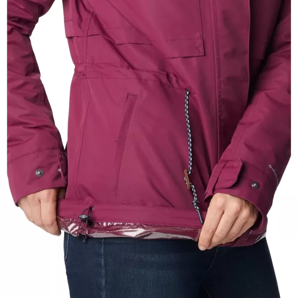 Columbia Womens Drop Ridge Interchange JacketMarionberry