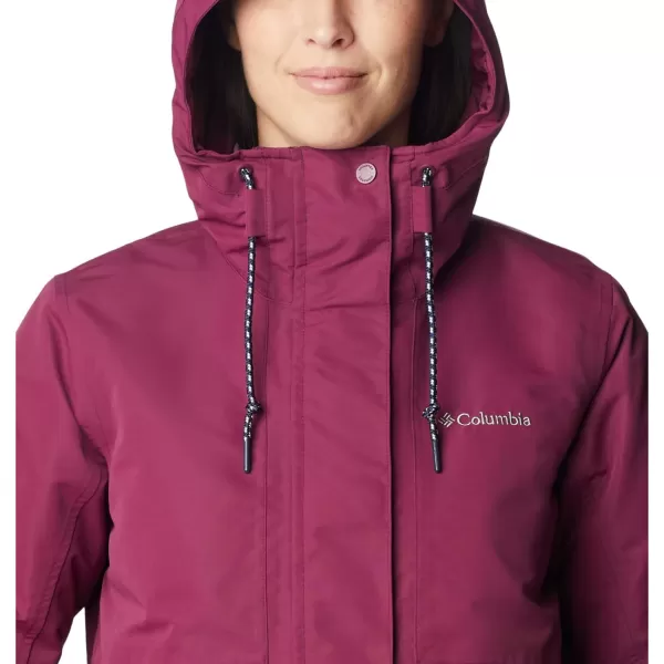 Columbia Womens Drop Ridge Interchange JacketMarionberry