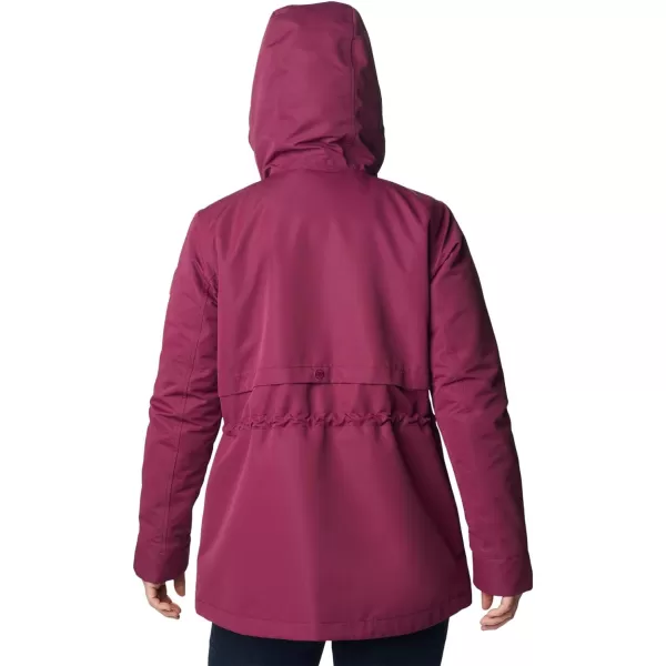 Columbia Womens Drop Ridge Interchange JacketMarionberry