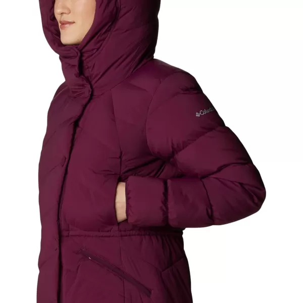 Columbia Womens Ember Springs Long Down JacketMarionberry