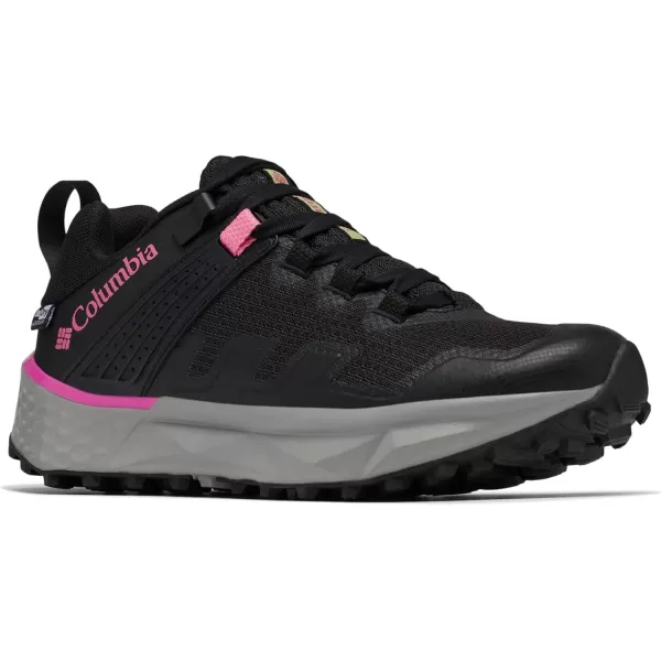 Columbia Womens Facet 75 Outdry Hiking ShoeBlackWild Geranium