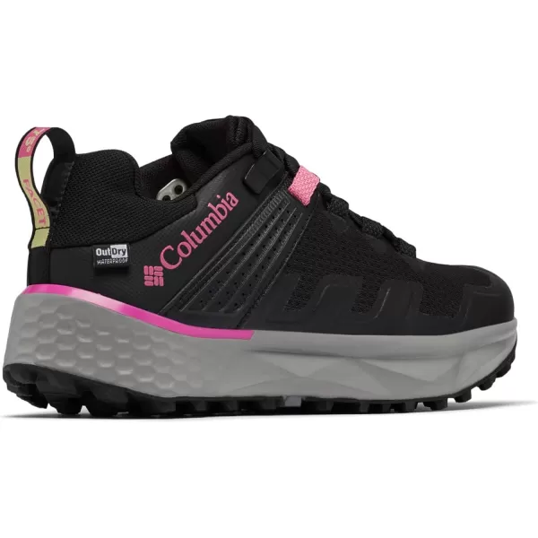 Columbia Womens Facet 75 Outdry Hiking ShoeBlackWild Geranium