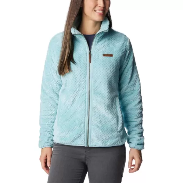 Columbia Womens Fire Side Ii Sherpa Full ZipAqua Haze