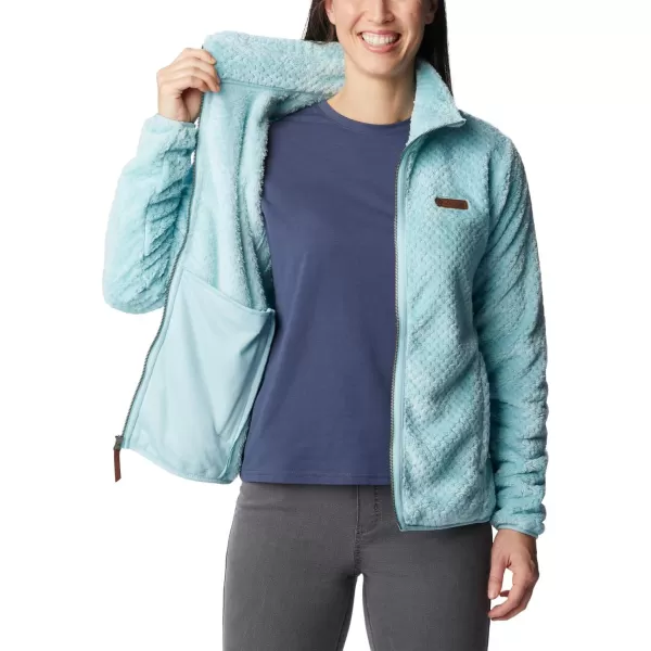 Columbia Womens Fire Side Ii Sherpa Full ZipAqua Haze