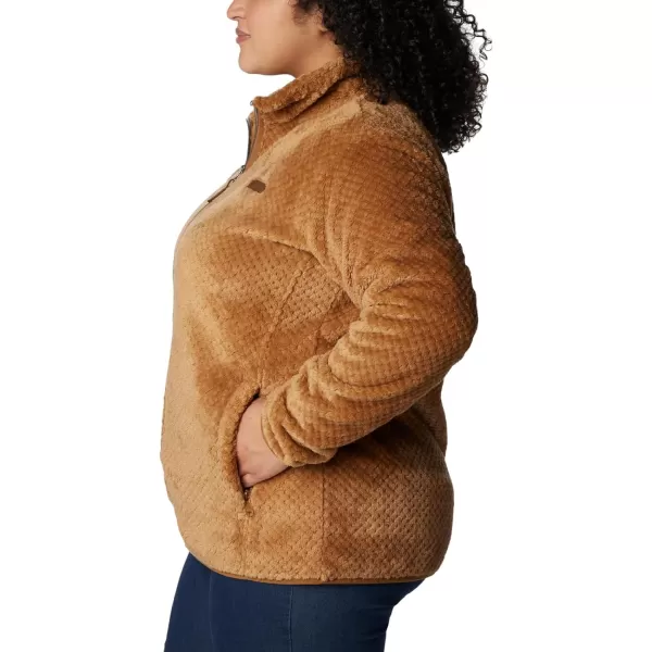 Columbia Womens Fire Side Ii Sherpa Full ZipCamel Brown