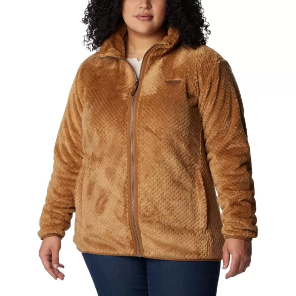 Columbia Womens Fire Side Ii Sherpa Full ZipCamel Brown