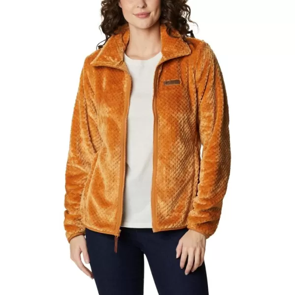 Columbia Womens Fire Side Ii Sherpa Full ZipCanyon Gold