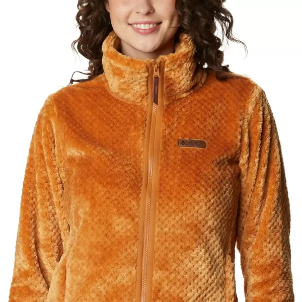 Columbia Womens Fire Side Ii Sherpa Full ZipCanyon Gold