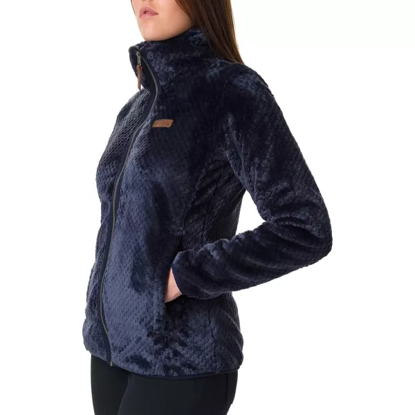 Columbia Womens Fire Side Ii Sherpa Full ZipDark Nocturnal