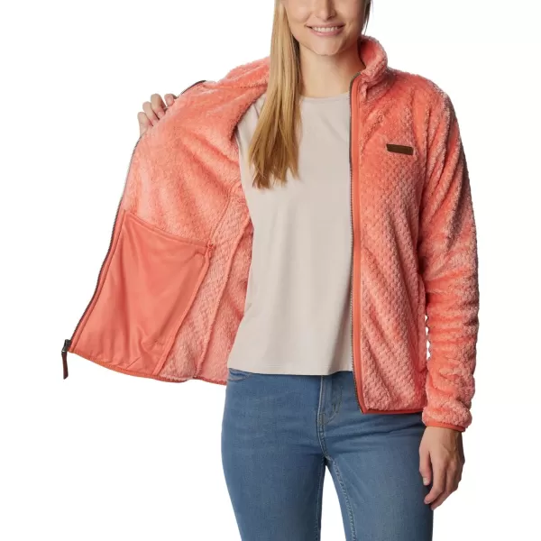 Columbia Womens Fire Side Ii Sherpa Full ZipFaded Peach