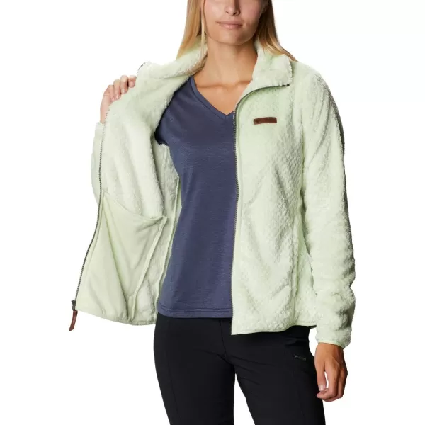 Columbia Womens Fire Side Ii Sherpa Full ZipLight Lime