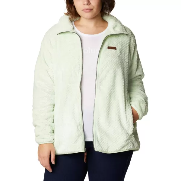 Columbia Womens Fire Side Ii Sherpa Full ZipLight Lime