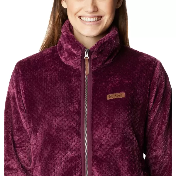 Columbia Womens Fire Side Ii Sherpa Full ZipMarionberry