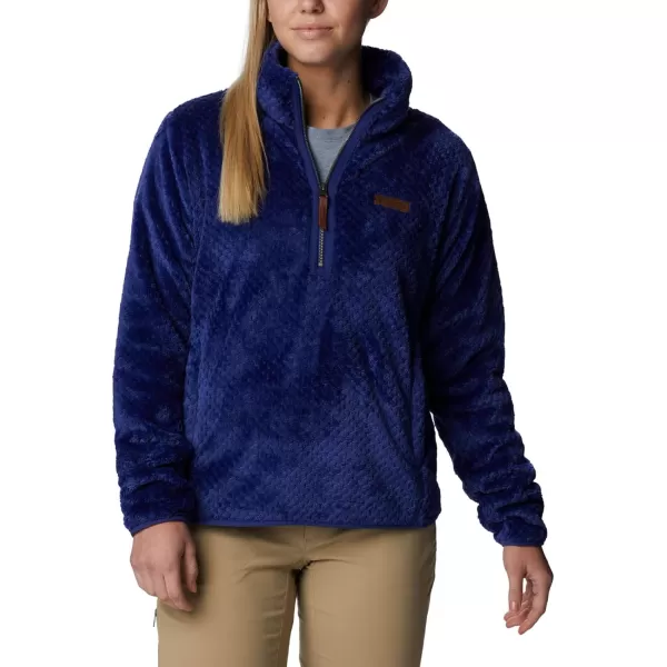 Columbia Womens Fire Side Sherpa 14 ZipDark Sapphire