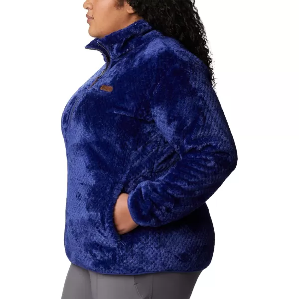 Columbia Womens Fire Side Sherpa 14 ZipDark Sapphire