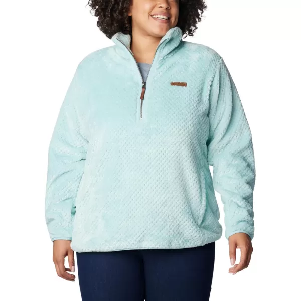 Columbia Womens Fire Side Sherpa 14 ZipGreen