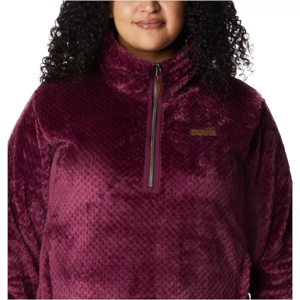 Columbia Womens Fire Side Sherpa 14 ZipMarionberry