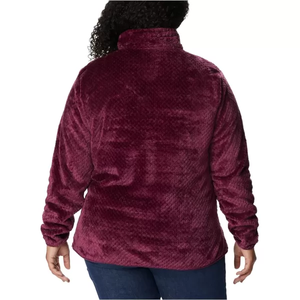 Columbia Womens Fire Side Sherpa 14 ZipMarionberry