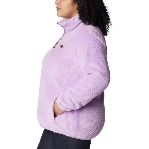 Columbia Womens Fire Side Sherpa 14 ZipPurple