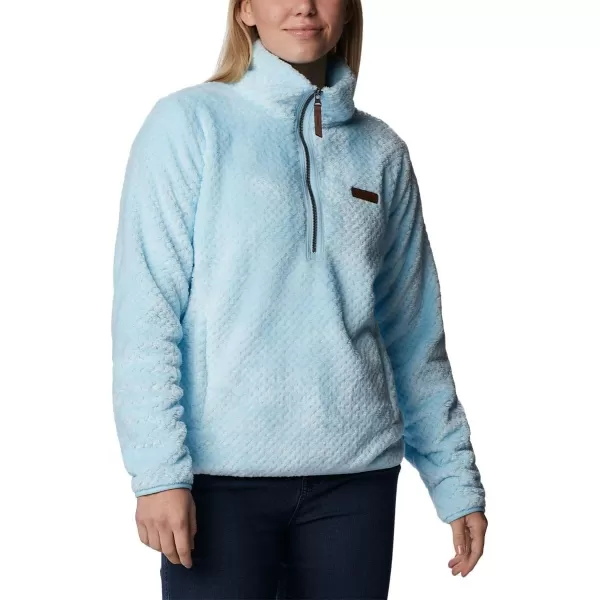 Columbia Womens Fire Side Sherpa 14 ZipSpring Blue