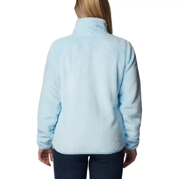 Columbia Womens Fire Side Sherpa 14 ZipSpring Blue