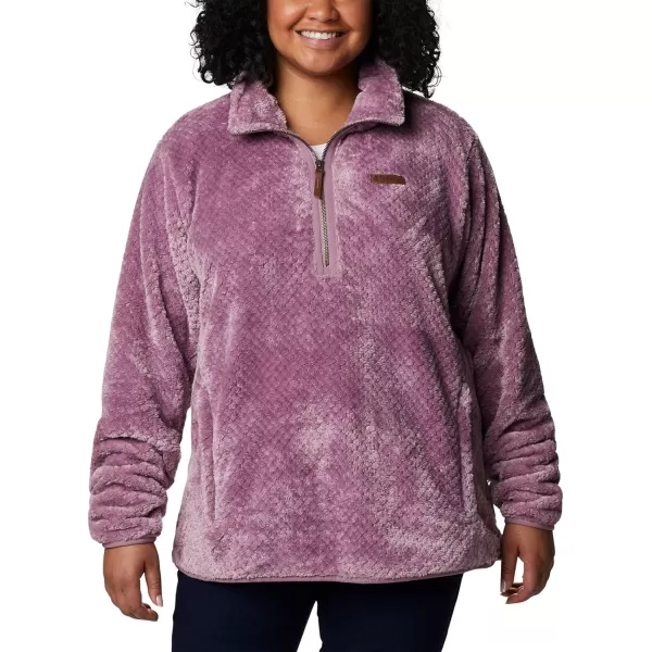 Columbia Womens Fire Side Sherpa 14 ZipWinter Mauve