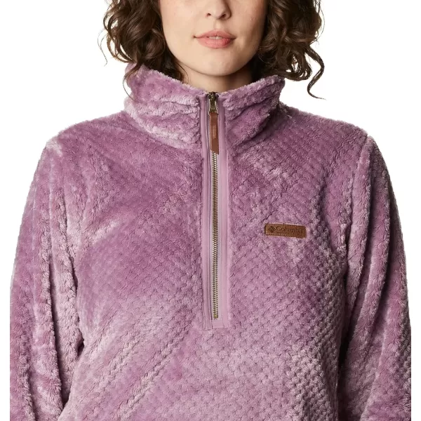 Columbia Womens Fire Side Sherpa 14 ZipWinter Mauve