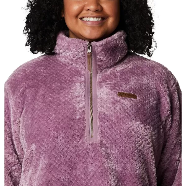 Columbia Womens Fire Side Sherpa 14 ZipWinter Mauve