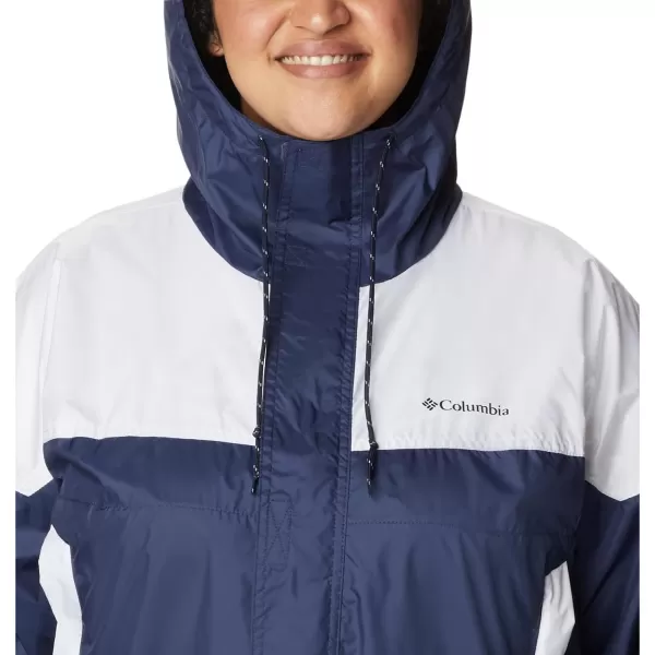 Columbia Womens Flash Challenger Cropped WindbreakerNocturnalWhite