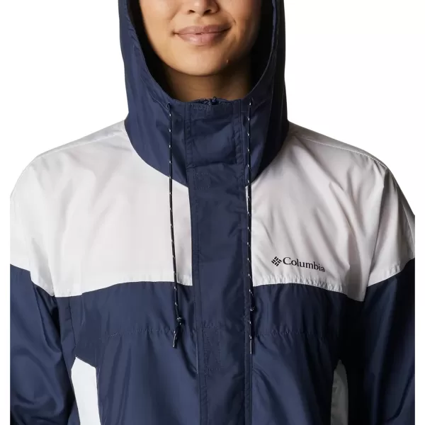 Columbia Womens Flash Challenger Cropped WindbreakerNocturnalWhite