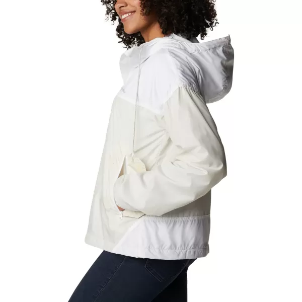 Columbia Womens Flash Challenger Lined WindbreakerChalkWhite