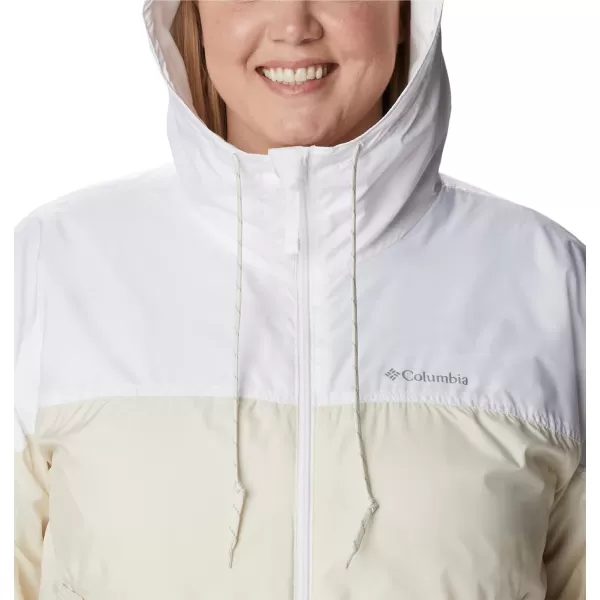 Columbia Womens Flash Challenger Lined WindbreakerChalkWhite