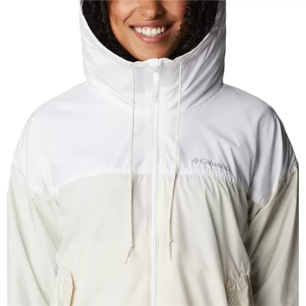 Columbia Womens Flash Challenger Lined WindbreakerChalkWhite