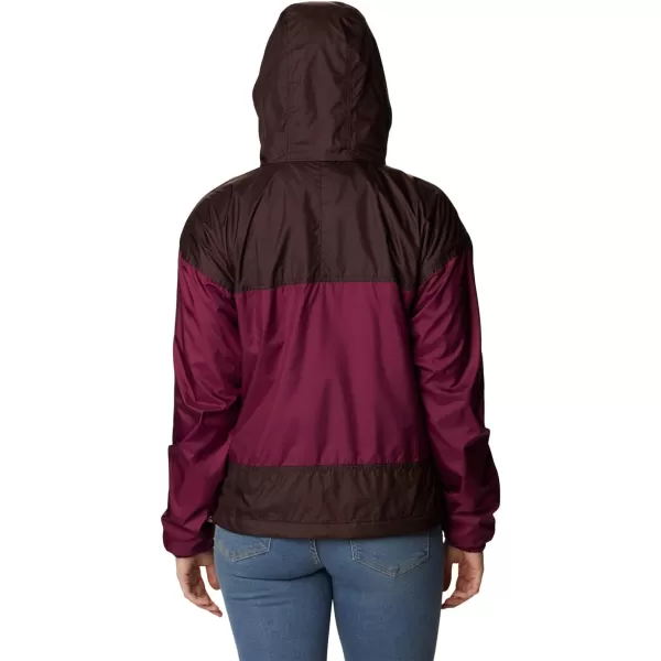 Columbia Womens Flash Challenger Lined WindbreakerMarionberryNew Cinder