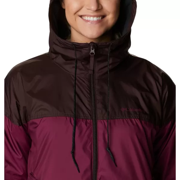 Columbia Womens Flash Challenger Lined WindbreakerMarionberryNew Cinder