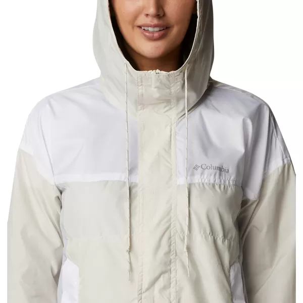 Columbia Womens Flash Challenger WindbreakerChalkWhiteCirrus Grey