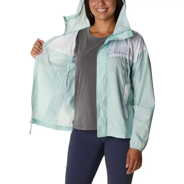 Columbia Womens Flash Challenger WindbreakerIcy MornWhite