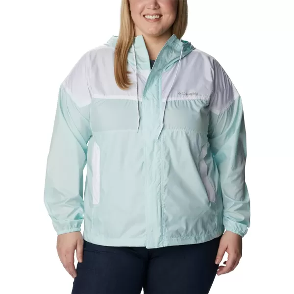 Columbia Womens Flash Challenger WindbreakerIcy MornWhite