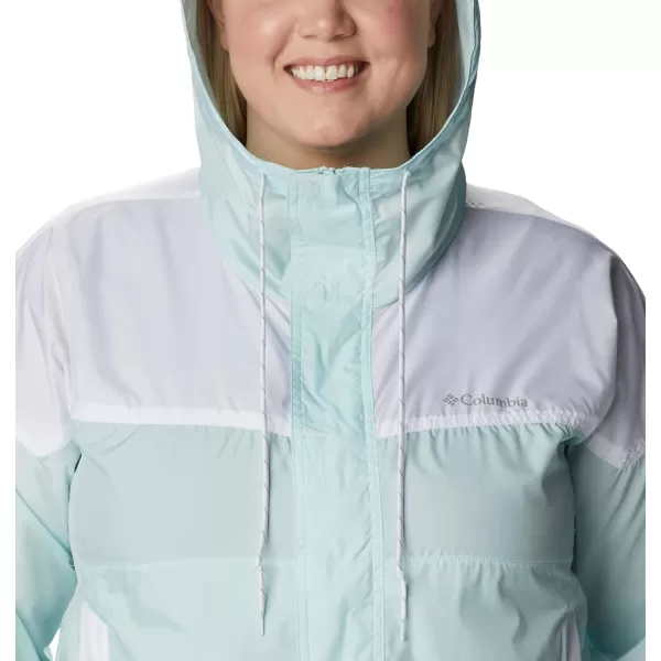 Columbia Womens Flash Challenger WindbreakerIcy MornWhite