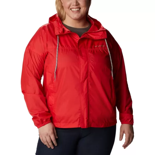 Columbia Womens Flash Challenger WindbreakerRed Hibiscus