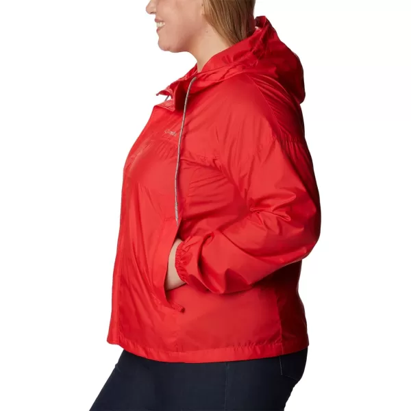 Columbia Womens Flash Challenger WindbreakerRed Hibiscus