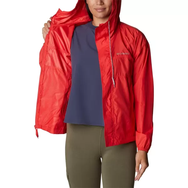 Columbia Womens Flash Challenger WindbreakerRed Hibiscus